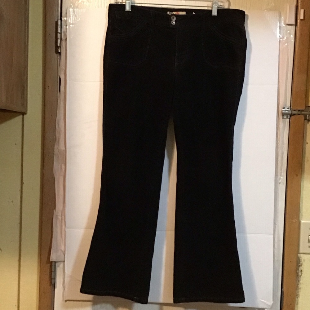 Classic Women's Black Pants Jeans d’azul wide leg S/P